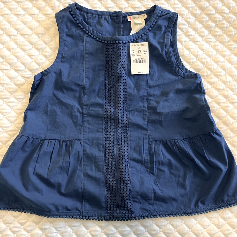 NWT Crewcuts peplum top, 7